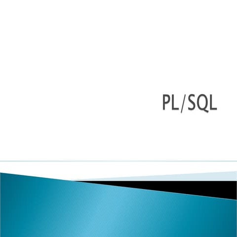 PLSQL | PPT