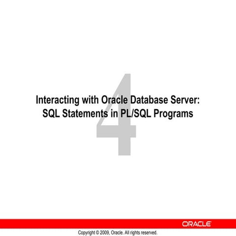 Function in PL/SQL | PPTX