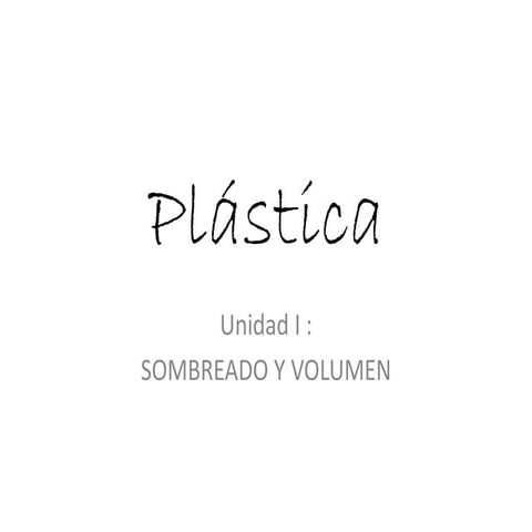 Plástica Segundo Año