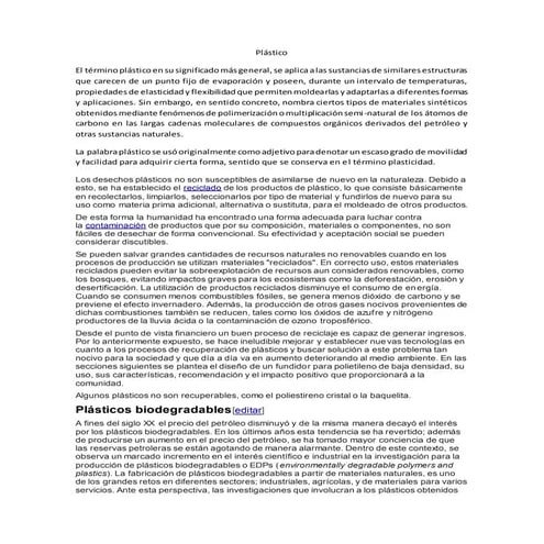 Plástico