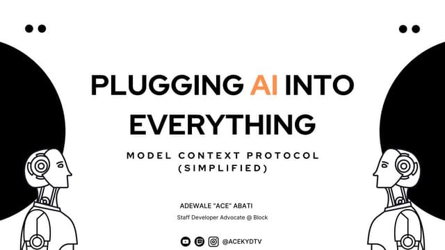 Plugging AI into everything: Model Context Protocol Simplified.pdf