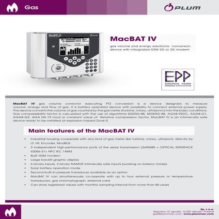 MACBAT IV – EVC Electronic Volume Corrector - Kriti Trade Impex
