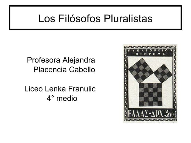 Pluralistas