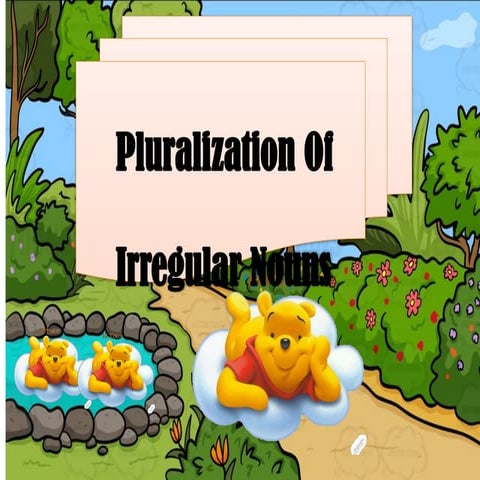 PLURALIZATION OF NOUNS  in english 6.pptx