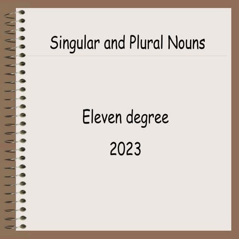 Regular, semirregular and  irregular plural nouns.ppt