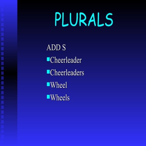 Plurals