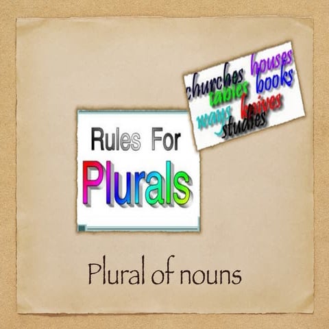 Plurals