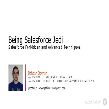 Being A Salesforce Jedi