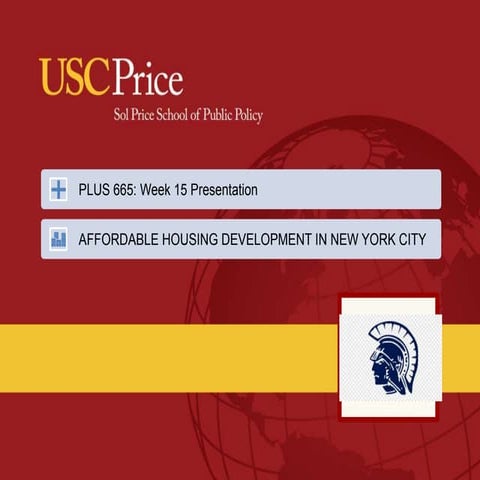 AFFORDABLE HOUSING DEVELOPMENT IN NEW YORK CITY | PPTX