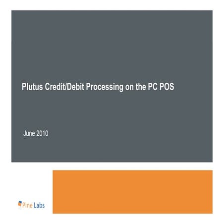 Plutus credit debit solution