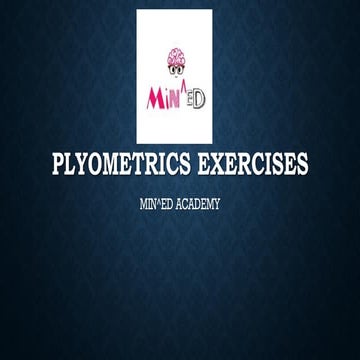 PLYOMETRICS BY MINED ACADEMY 