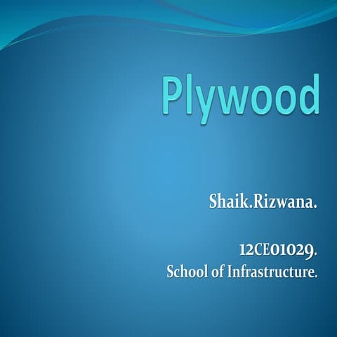 Plywood