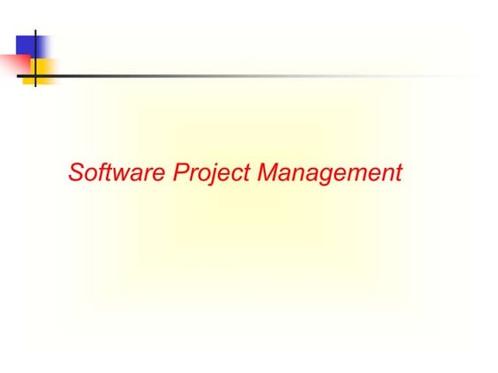 Software project management introduction | PPT