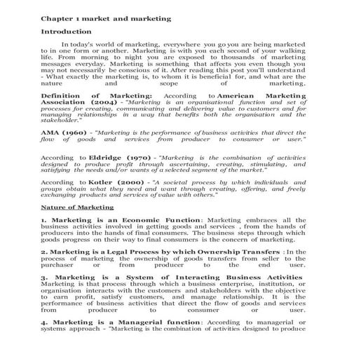 principles of marketing