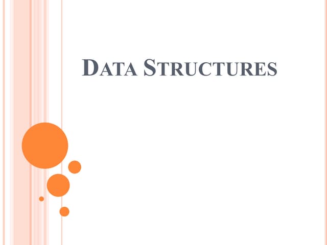 data structure details of types and .ppt