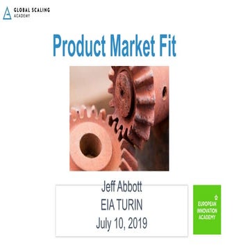 EIA2019Italy - Product-Market Fit - Jeff Abbott