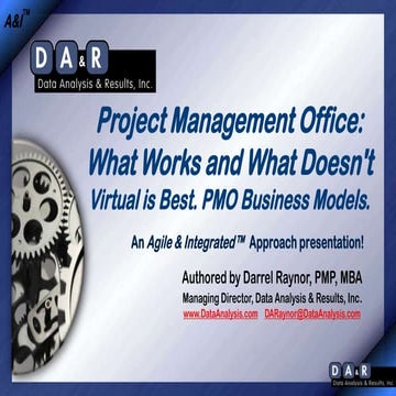 Project Management Office: What Works and What Doesn't