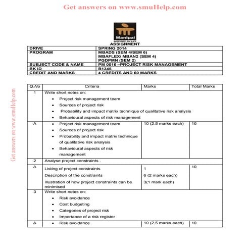 Project Management | DOC