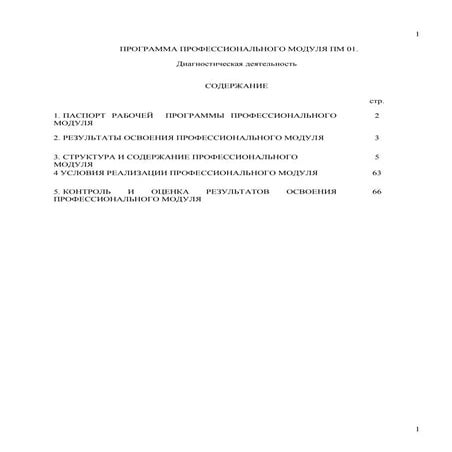 ПМ 01 | PDF