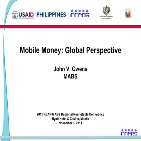 Mobile Money: Global Perspective