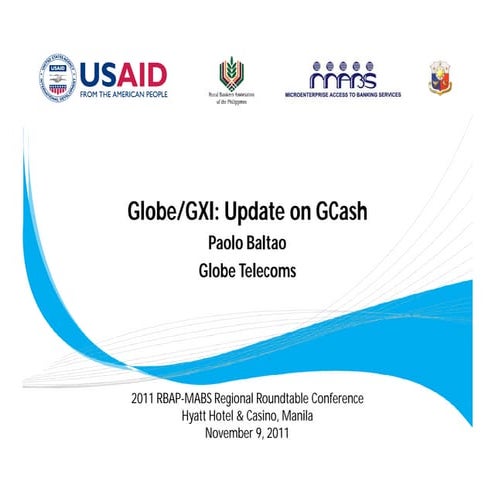 Globe/GXI: Update on GCash