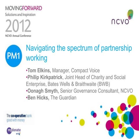 Navigating the spectrum of partnership working (NCVO Annual Conference 2012)