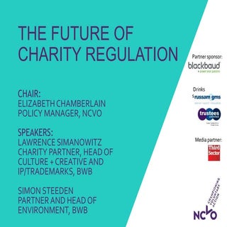PM2: The future of charity regulation