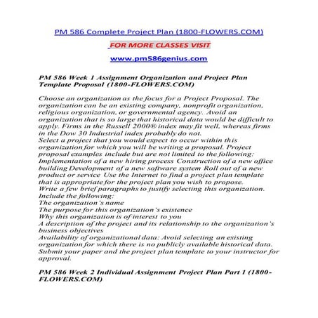 PM 586 GENIUS Education Counseling -- pm586genius.com