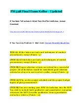 Essay on pm 598 final exam keller updated 05 image