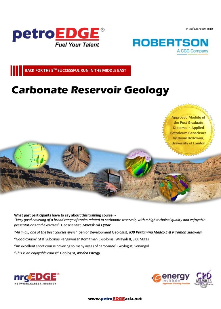 CARBONATE RESERVOIR GEOLOGY