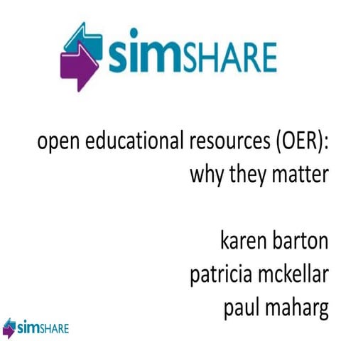 OER: Why they matter