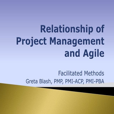 Agile project control | PPTX