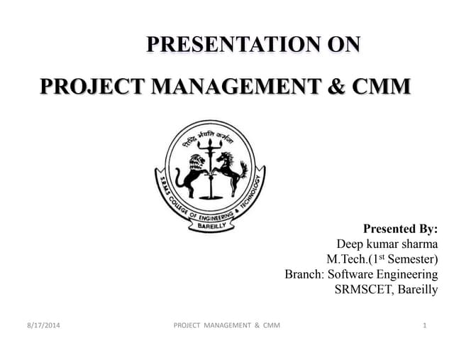Pm and cmm(main)2