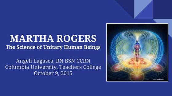 Martha rogers theory | PPT