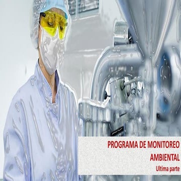 Programa de monitoreo ambiental ultima p