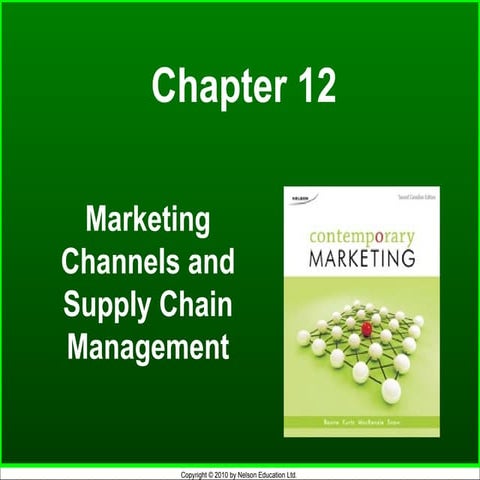 Comprehensive Guide to Marketing Channels and Supply Chain Management ...