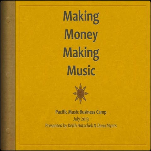 PMBC Making Money Making Music