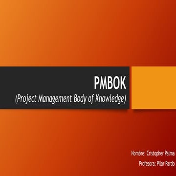 Pmbok | PPTX