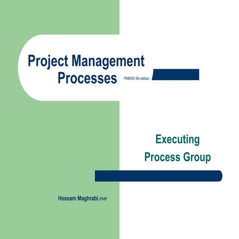 Pmbok 5th executing process group