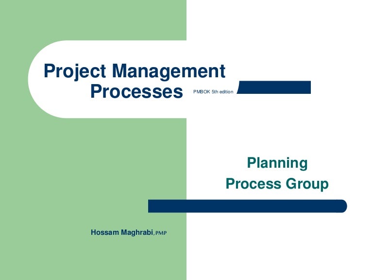 PMBOK 5th Planning Process Group Part One