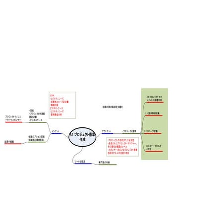 PMBOK Dataflow MindMap
