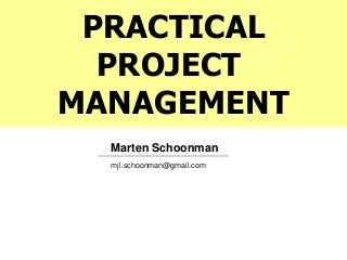 Practical Project Management - full course