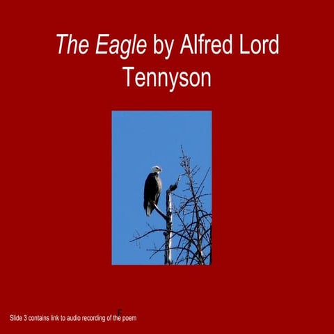 P mc the eagle by alfred lord tennyson