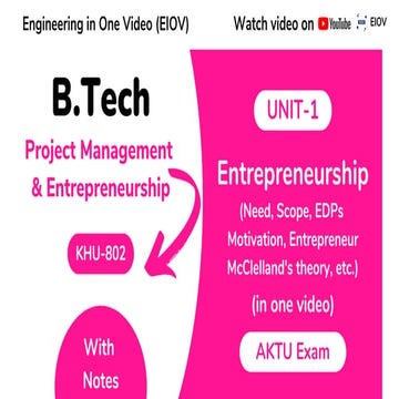 PME Unit 1.nnpdf lecture notes for Btech | PDF