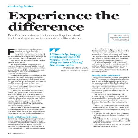PM Forum - Experience the difference