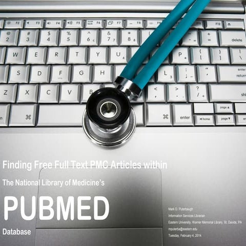 Finding Free Full-text PubMed Central Articles in PubMed
