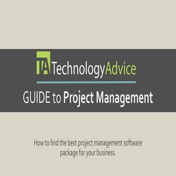 Guide to Project Management