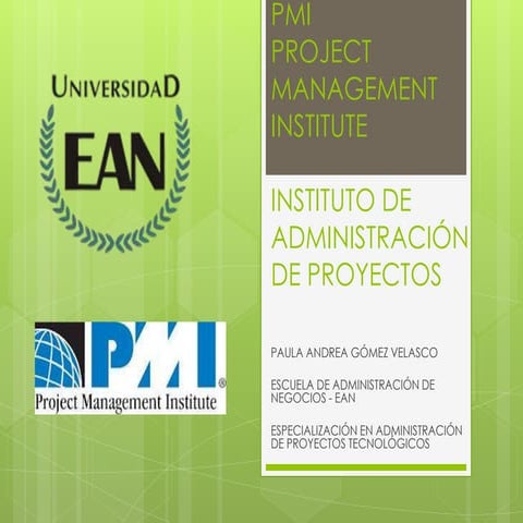Presentación PMI | PPTX