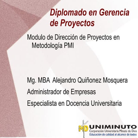 Presentación PMI | PPTX