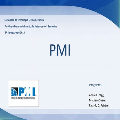 PMI / PMBOK - Gerencia de Projetos (PT-BR)